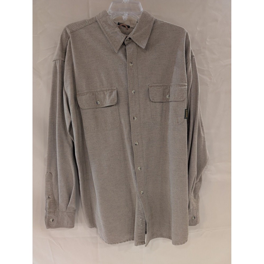 Timberland Weathergear Rugged Fit Mens XL Button‎ Up Shirt Long Sleeve